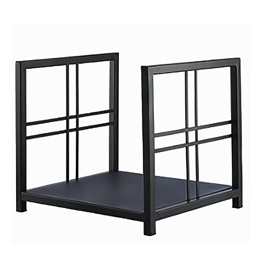 Soporte para leña de interior de acero Pleasant Hearth de 14 pulgadas x 16 pulgadas x 14 pulgadas