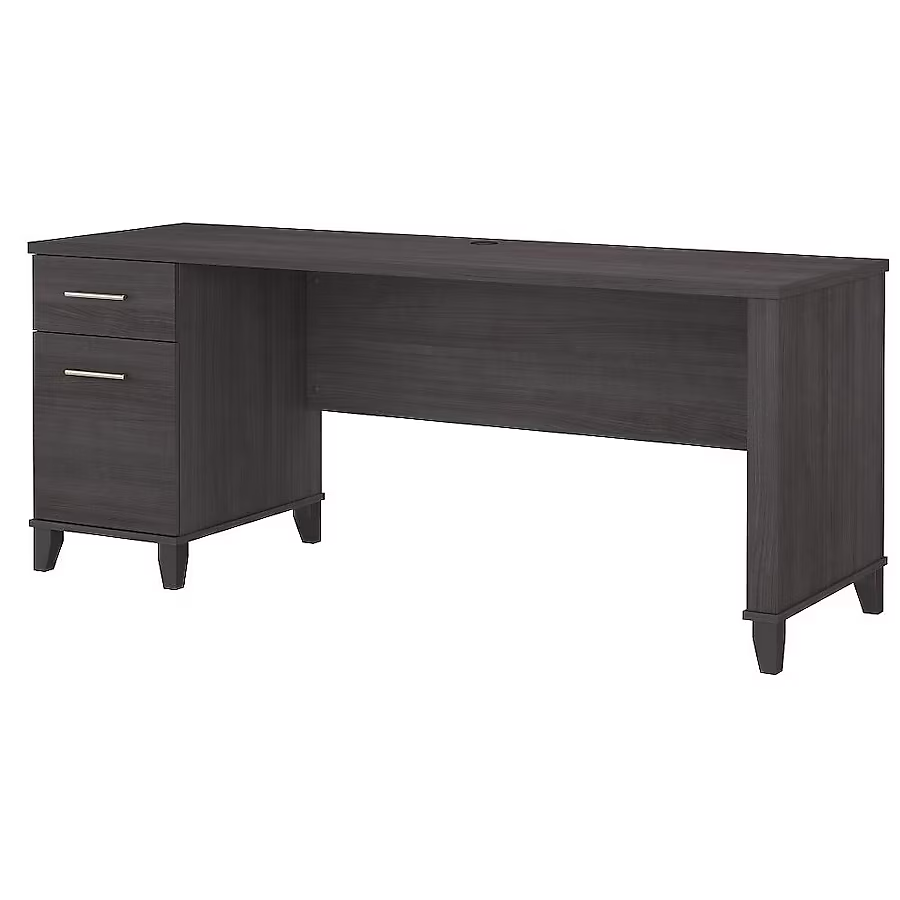 Bush Furniture Somerset Stehpult, 71,02 Zoll, Grau