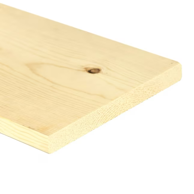 RELIABILT 1-in x 8-in x 8-ft Unfinished #2 Whitewood Board