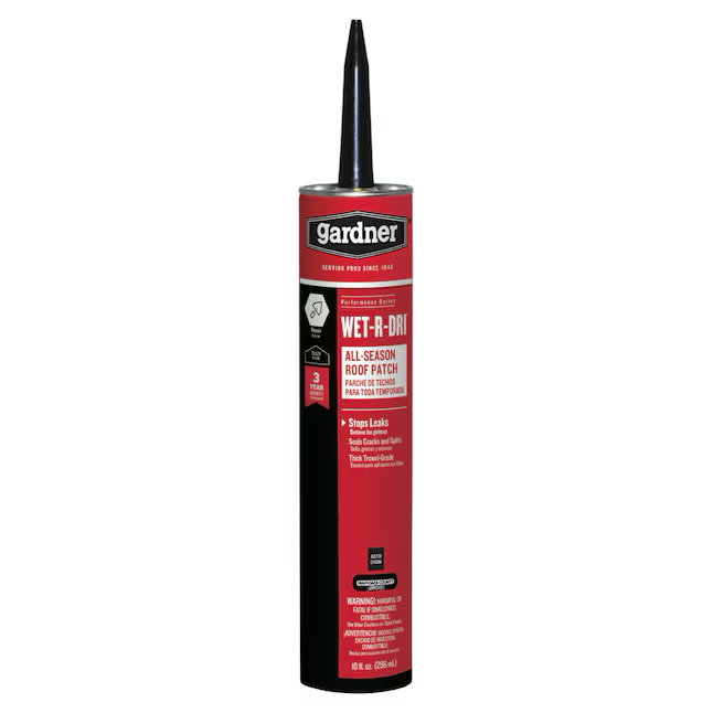 Sellador de techo de cemento Gardner Wet-R-Dri de 10 oz