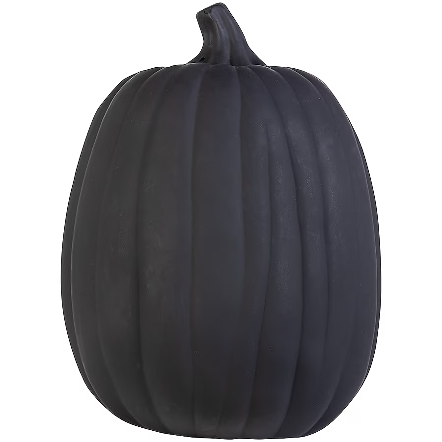 Decoración de calabaza brillante tallable de 13 pulgadas para Holiday Living
