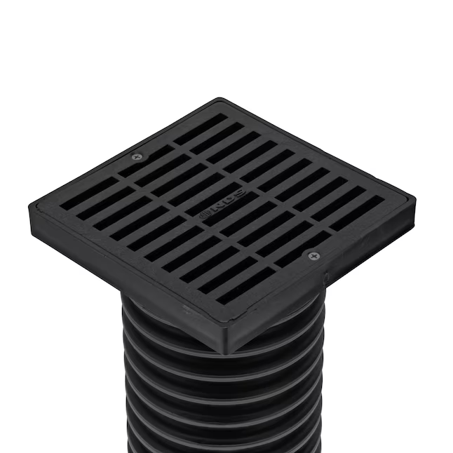Rejilla NDS de 6 pulgadas de largo x 6 pulgadas de ancho x 6 pulgadas de diámetro (negra)