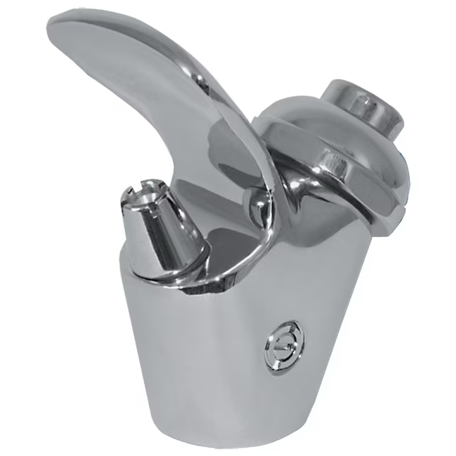 Cabezal de burbujeador de montaje en superficie con botón pulsador para lavabo cromado EZ-FLO