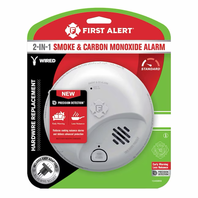 First Alert Hardwired Combination Smoke and Carbon Monoxide Detector
