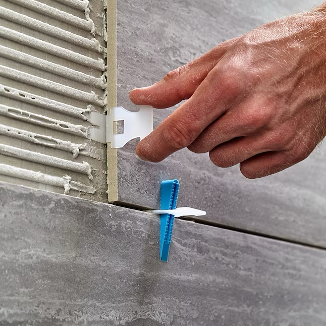 Project Source Espaciador de azulejos de plástico de 1/16 pulgadas (paquete de 100)
