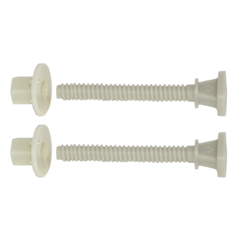 EZ-FLO 3-1/2 Zoll Nylon-Schrankschraube – Paar