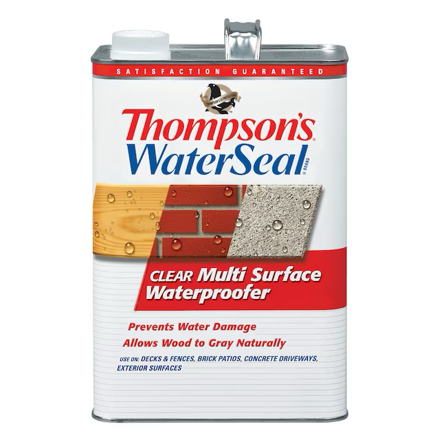 Thompson's WaterSeal Clear, flacher, transparenter Imprägnierer auf Wasserbasis (1 Gallone)