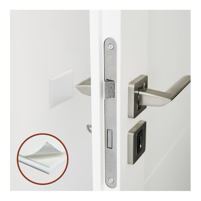 Tope de puerta protector de pared blanco RELIABILT de 3-1/4 pulg.