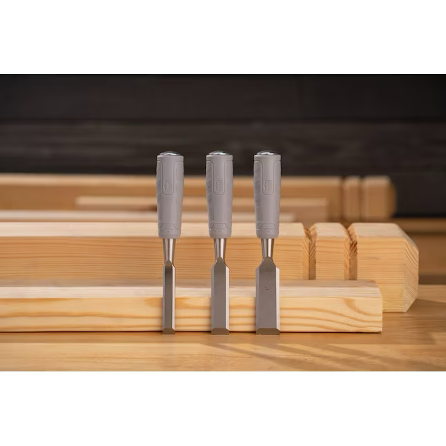 Juego de 3 cinceles para carpintería Project Source