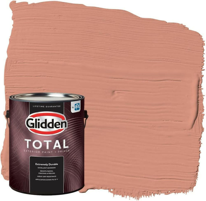 Glidden Total Außenfarbe und Grundierung, seidenmatt, Orange Essential