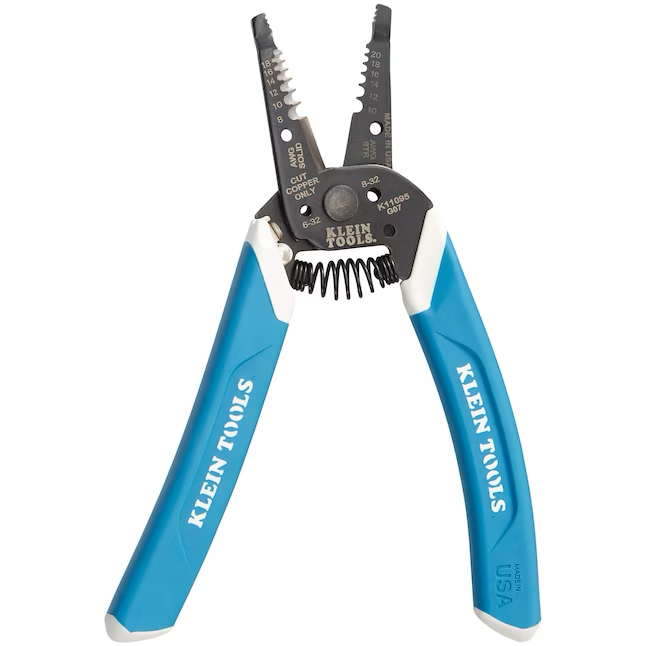 Pelacables Klein Tools Klein-Kurve, cortador/pelacables, sólido de 8-18 Awg, trenzado de 10-20 Awg 