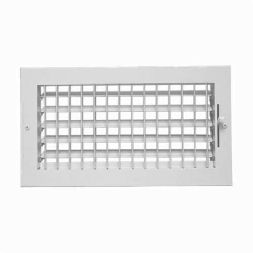 AirMate® – Seitenwandgitterregister, Einzelablenkung mit verstellbarer Klinge, 10 Zoll x 8 Zoll