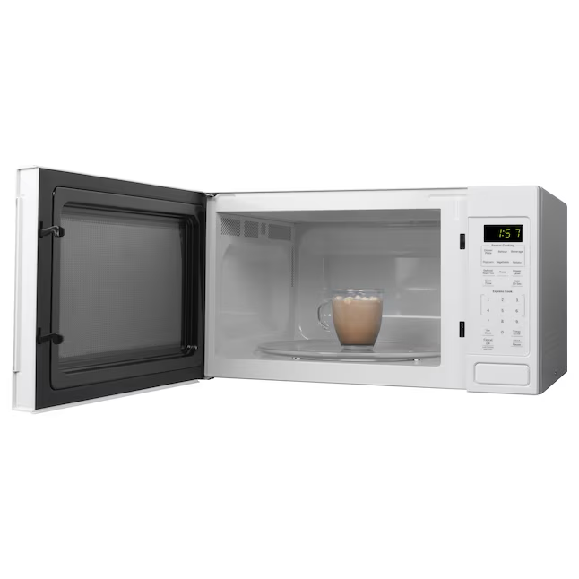 GE 1.6-cu ft 1150-Watt Sensor Cooking Controls Countertop Microwave (White)