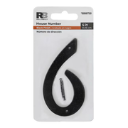 RELIABILT 4-in Black Number