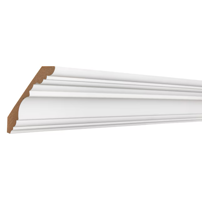RELIABILT 4-1/8 Zoll x 12 Fuß grundierte MDF 326-Kronenleiste