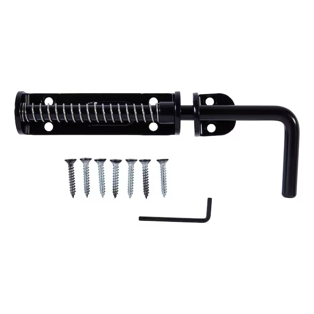 National Hardware 10-1/2-Zoll-Torriegel, schwarz