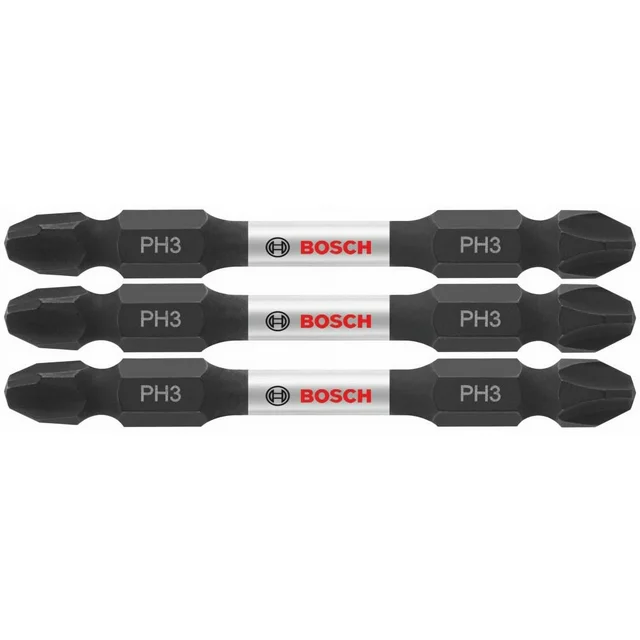 Bosch Impact Tough #3 Phillips Double End Bit Set