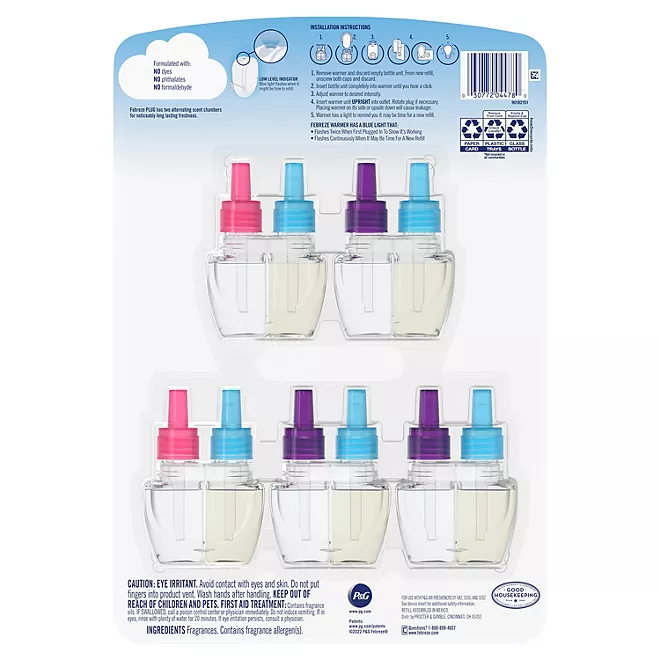 Febreze Plug 0.87 fl oz lavanda + ambientador de repuesto Downy (paquete de 5)
