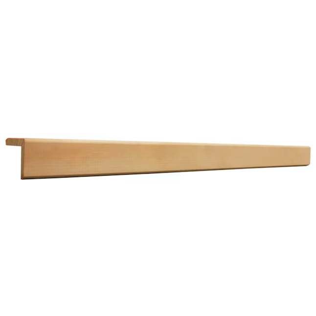 RELIABILT Protector de esquina exterior de madera maciza marrón de 1,125 x 96 pulgadas