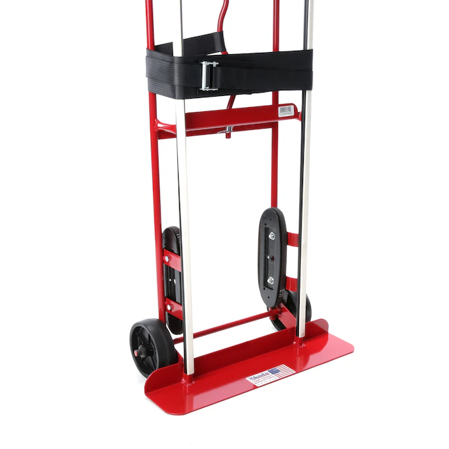 Carretilla de mano para electrodomésticos de acero rojo de 2 ruedas y 800 libras Milwaukee