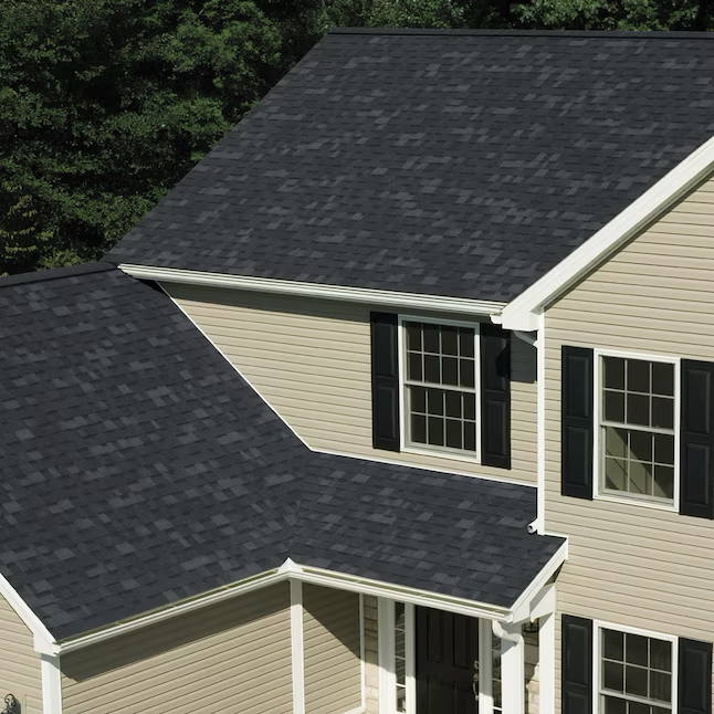 Owens Corning Oakridge AR Onyx Black architektonische Dachschindeln, algenbeständig (32,8 sq ft pro Bündel)
