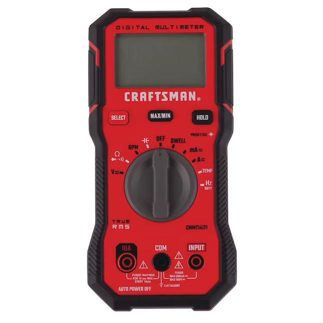 CRAFTSMAN Digital Multimeter 10 Amp 600-Volt