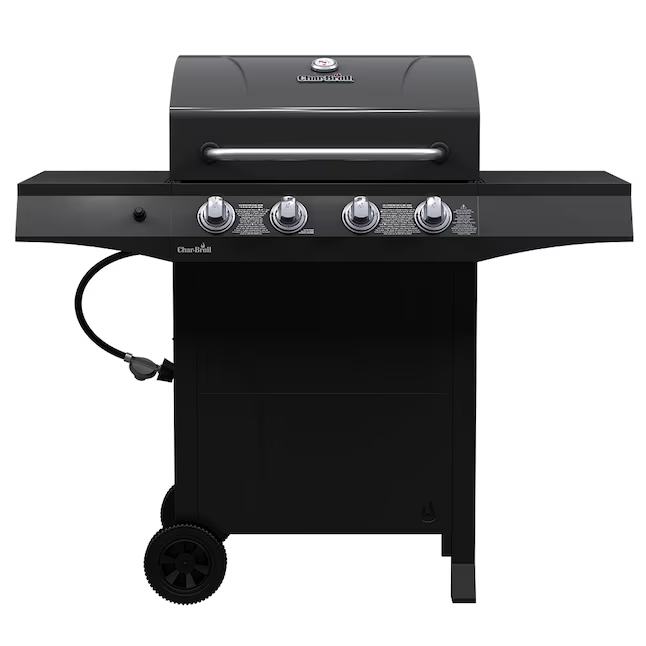 Parrilla de gas propano líquido Char-Broil Performance Series negra de 4 quemadores