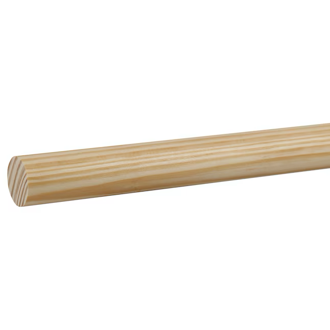 RELIABILT 1-1/2-in x 8-ft Unfinished Pine Full Round Moulding