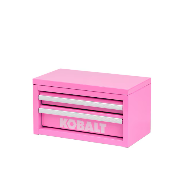 Caja de herramientas de acero con dos cajones Kobalt Mini de 10,83 pulgadas