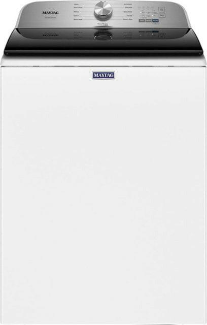 Maytag Pet Pro 4.7-cu ft High Efficiency Agitator Top-Load Washer (White)