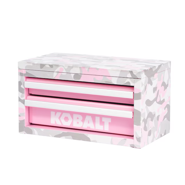 Caja de herramientas de acero con dos cajones Kobalt Mini de 10,83 pulgadas