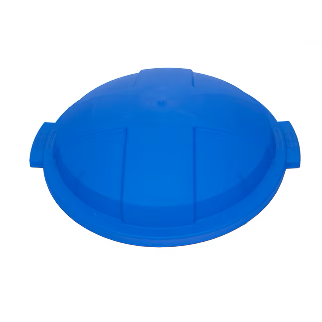Contenedor de reciclaje para exteriores azul de 32 galones Project Source
