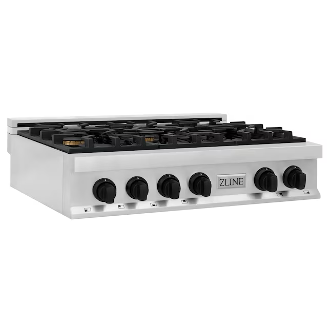 ZLINE Professional Autograph Edition 36-in 6 Burners Stainless Steel Gas Cooktop