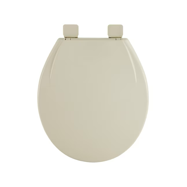 American Standard MightyTuff Plastic Bone Round Soft Close Toilet Seat