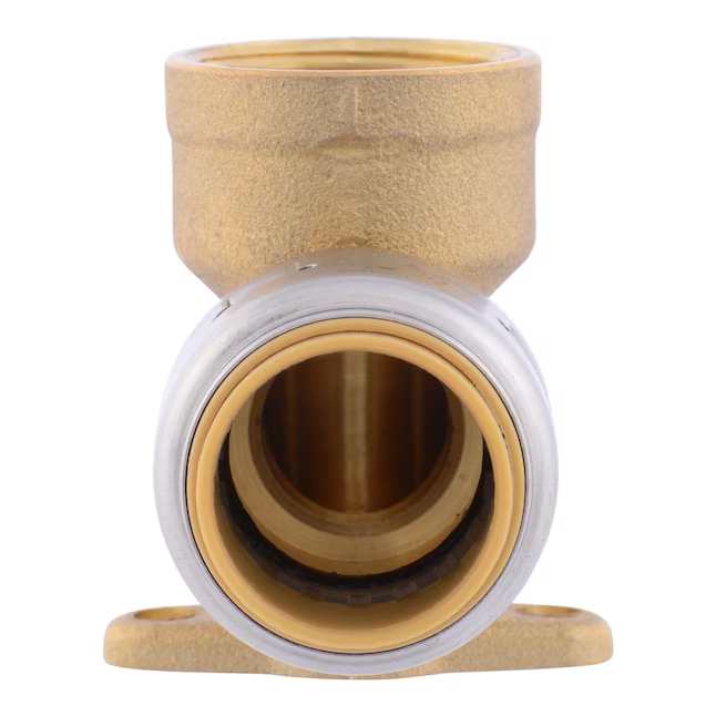 Codo SharkBite Max de 3/4 pulg. con conexión a presión y 3/4 pulg. FNPT de 90 grados con oreja caída
