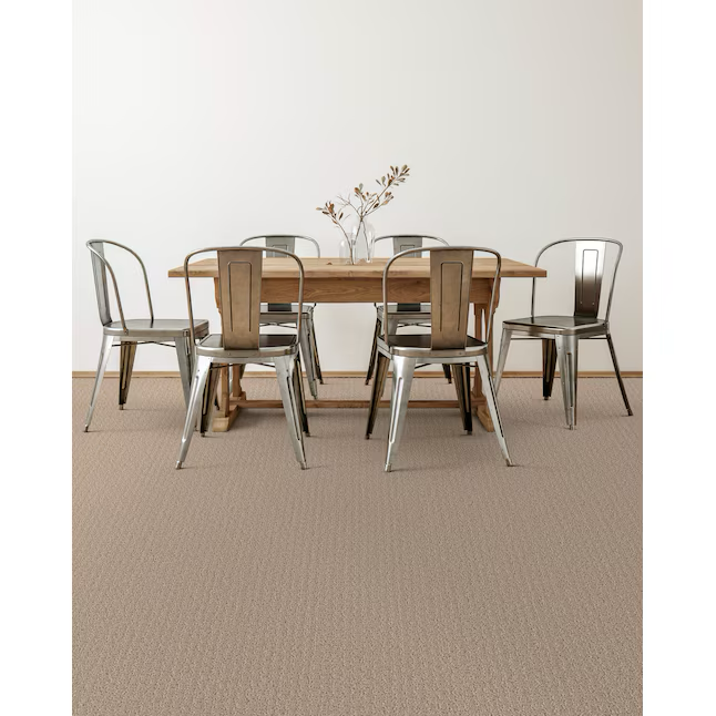 STAINMASTER PetProtect Summer Nights Tumbleweed Brown 39-oz sq yard Nylon Pattern Indoor Carpet