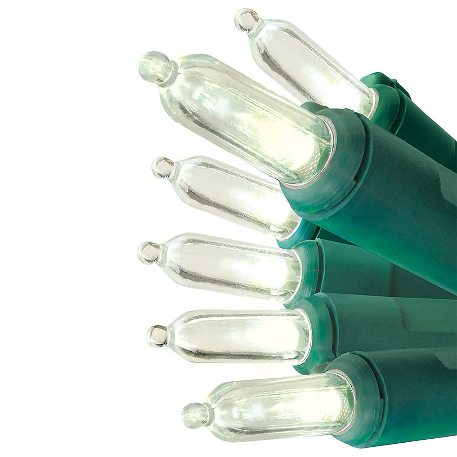 Guirnalda de luces LED navideñas GE StayBright de 300 unidades, color blanco cálido