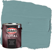 Glidden Total Exterior Paint & Primer Semi-Gloss, Cathedral Glass