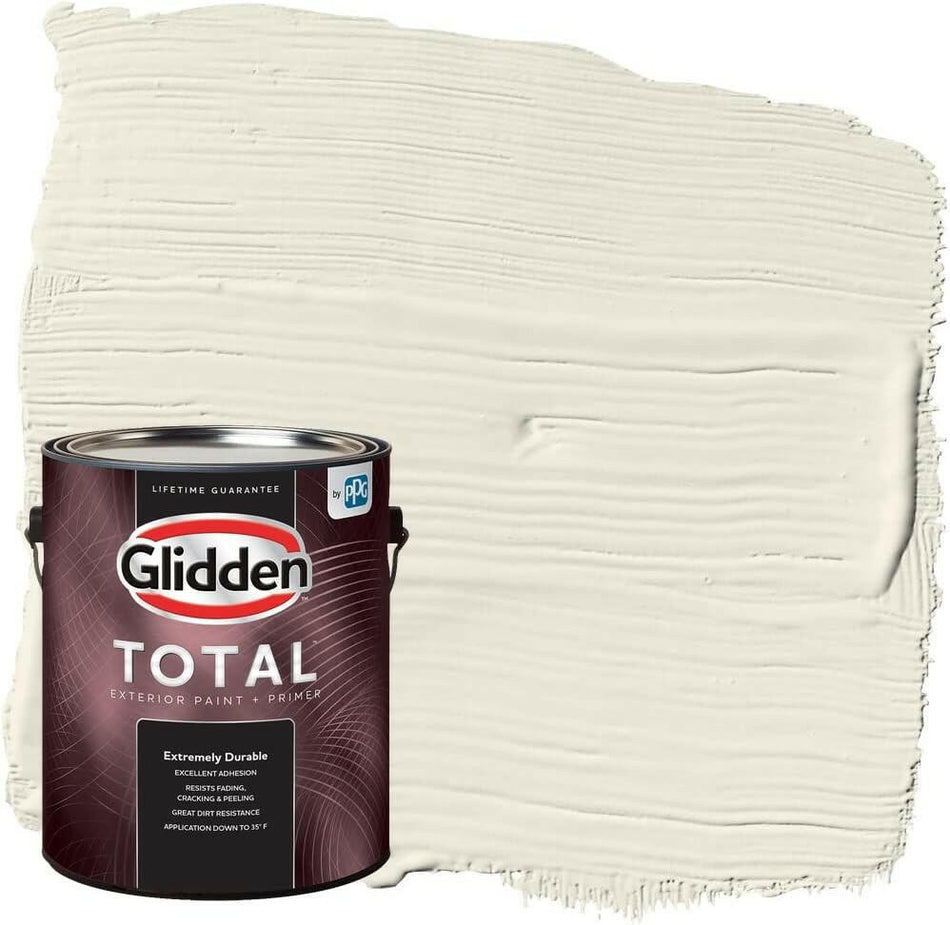 Glidden Total Exterior Paint & Primer Semi-Gloss, Cold Foam