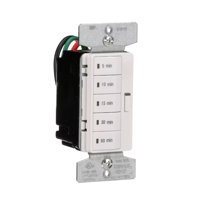 Eaton 15-Amps 120-volt In-wall Countdown Lighting Timer