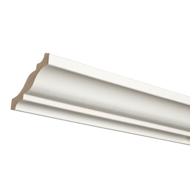 Moldura de corona RELIABILT de MDF 49 pintada de 3-5/8 pulgadas x 8 pies