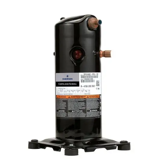 Copeland Hermetic Scroll Compressor R410A, 21,000BTU, 208/230Vac, Single Phase