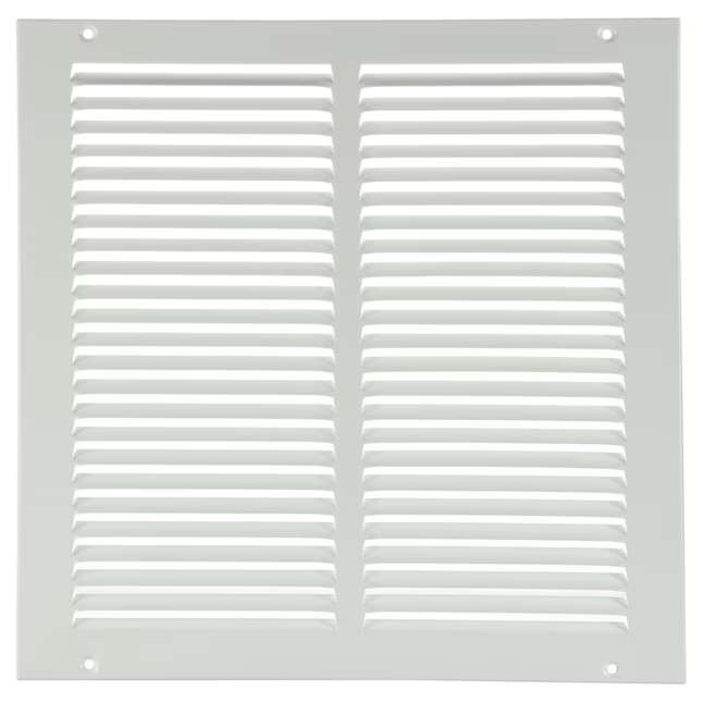 RELIABILT 10 x 10 Zoll Seitenwand-/Deckengitter aus Stahl, weiß