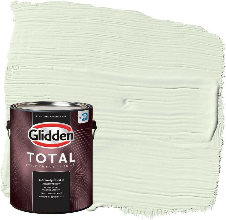 Glidden Total Exterior Paint &amp; Primer seidenmatt, Milkweed