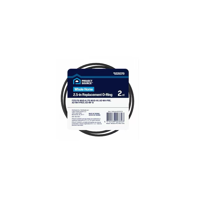 Project Source 2er-Pack 3-7/16 Zoll x 0,13 Gummi-O-Ring für Wasserhähne