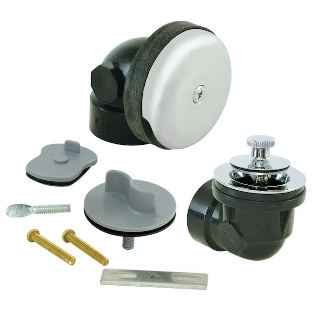 Drenaje con bloqueo de pie cromado Eastman de 1,5 pulgadas con ABS