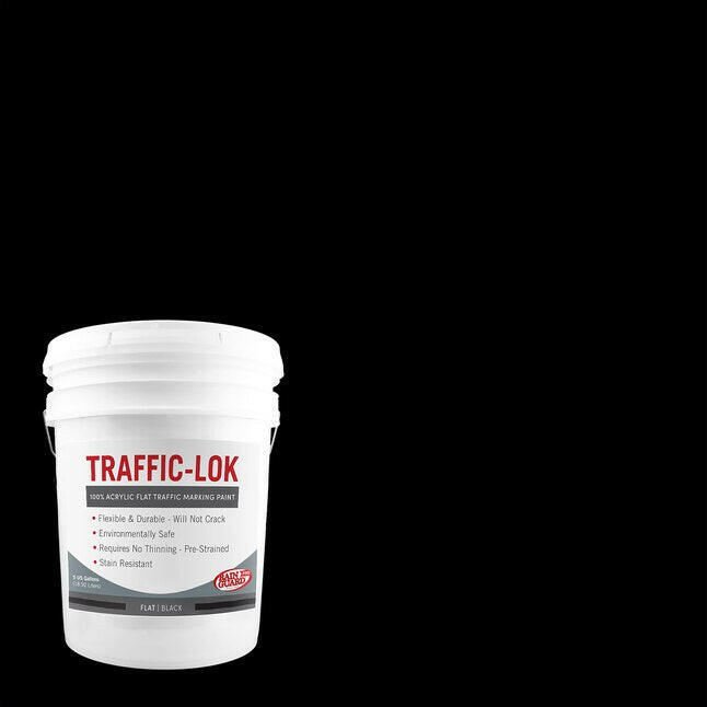 RainguardPro Traffic-Lok Black/Flat Acrylic Striping Paint