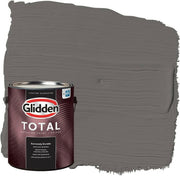 Pintura e imprimador para exteriores Glidden Total, semibrillante, gris Gibraltar