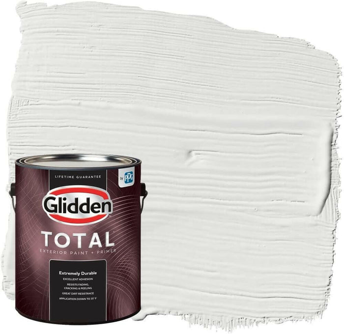 Glidden Total Exterior Paint &amp; Primer Semi-Gloss, Aria 