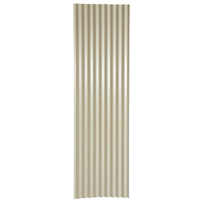 AmeriLux International PVCLite 2.16-Feet x 8-Feet Corrugated Beige PVC plastic Roof Panel